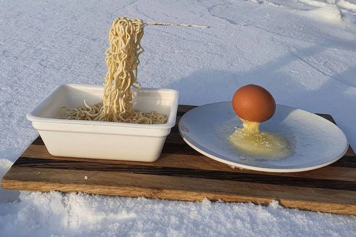 Así de fríos son los días en Siberia