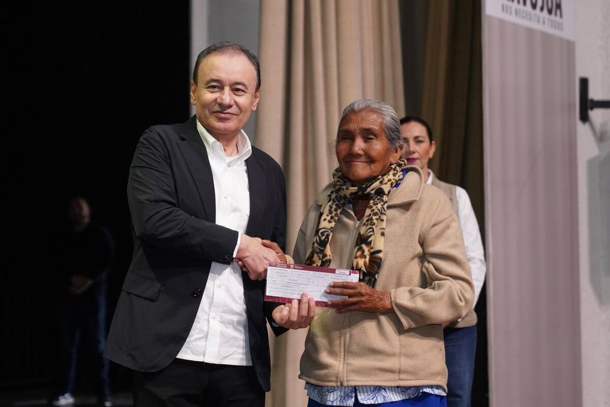 Anuncia Gobernador inicio de pago de Pensiones y Programas de Bienestar en Sonora
