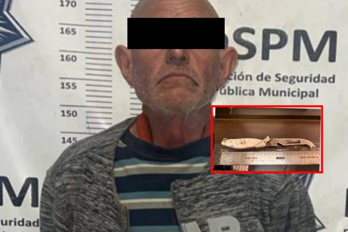 Detienen a hombre armado con cuchillo en Las Palmas