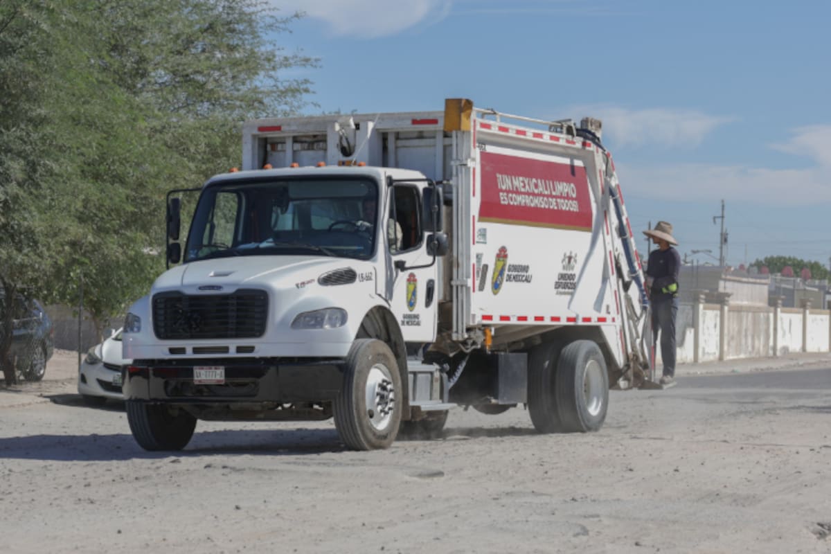 Servicios Públicos mantendrá recolección de basura en días festivos en Mexicali