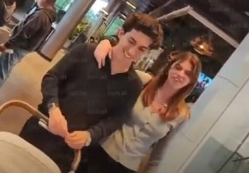 Valentina Gilabert es captada junto al ex de Marianne Gonzaga / Captura Youtube @KadriPaparazzi