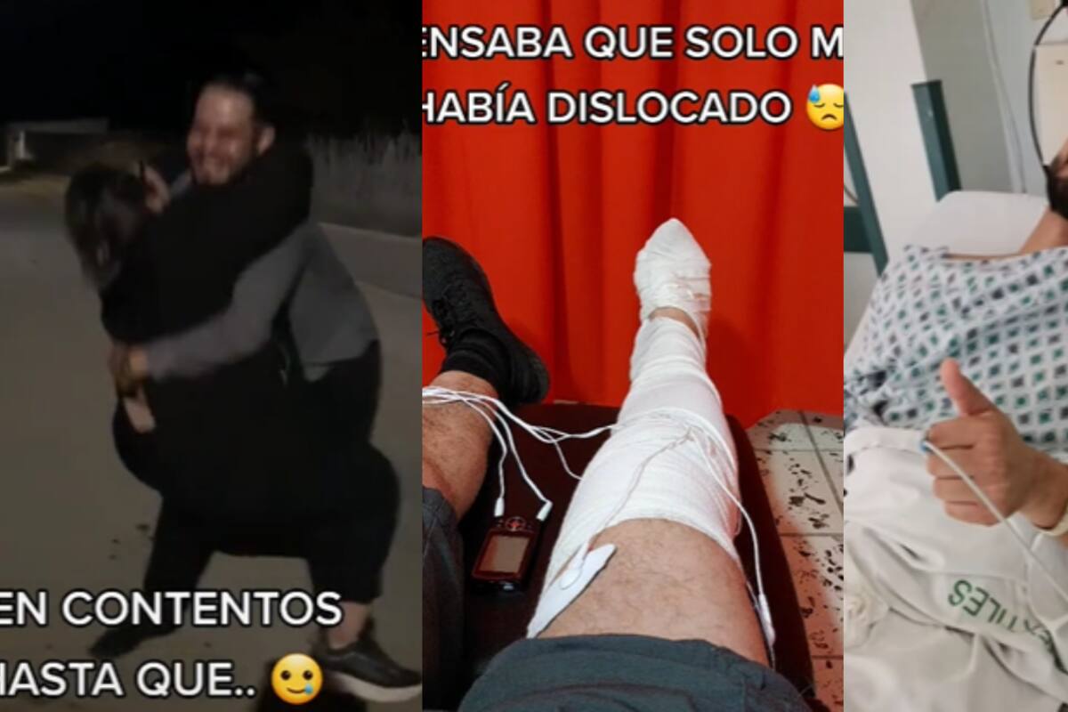 VIDEO: Por bailar 'quebradita', hombre se fractura la rodilla