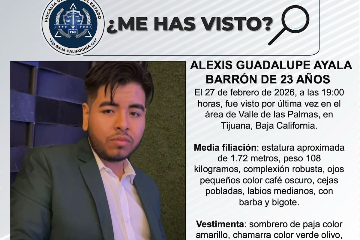 Se busca a Alexis Guadalupe Ayala Barrón de 23 años de edad