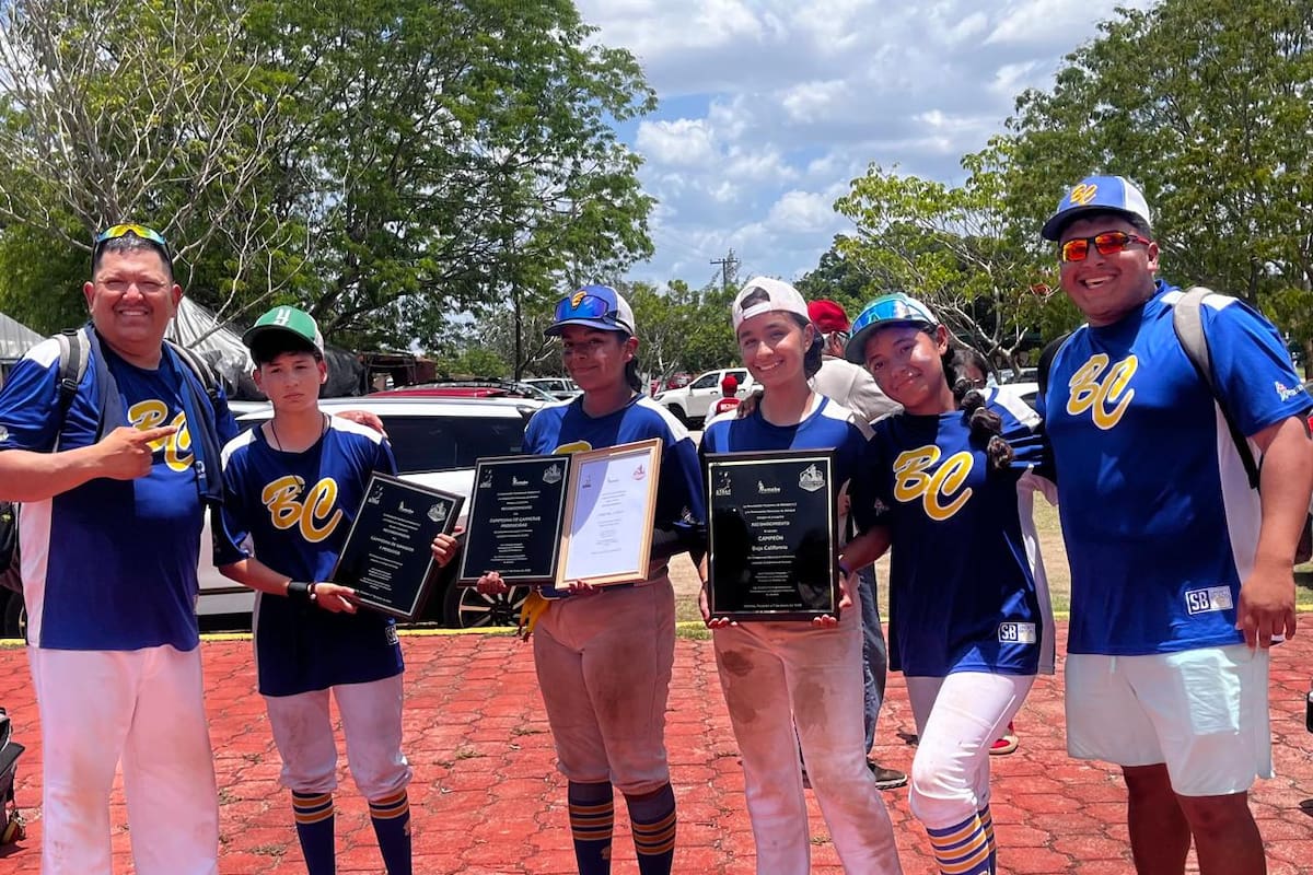 Cachanillas brillan en el Nacional de Béisbol Femenil Sub 15