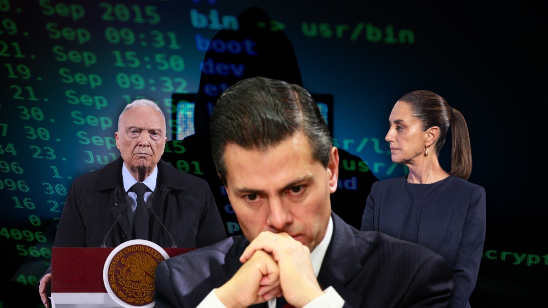 FGR abre investigación por caso Peña Nieto-Pegasus y solicitará información a Israel. Foto: Especial (Presidencia e ilustrativas/Canva)