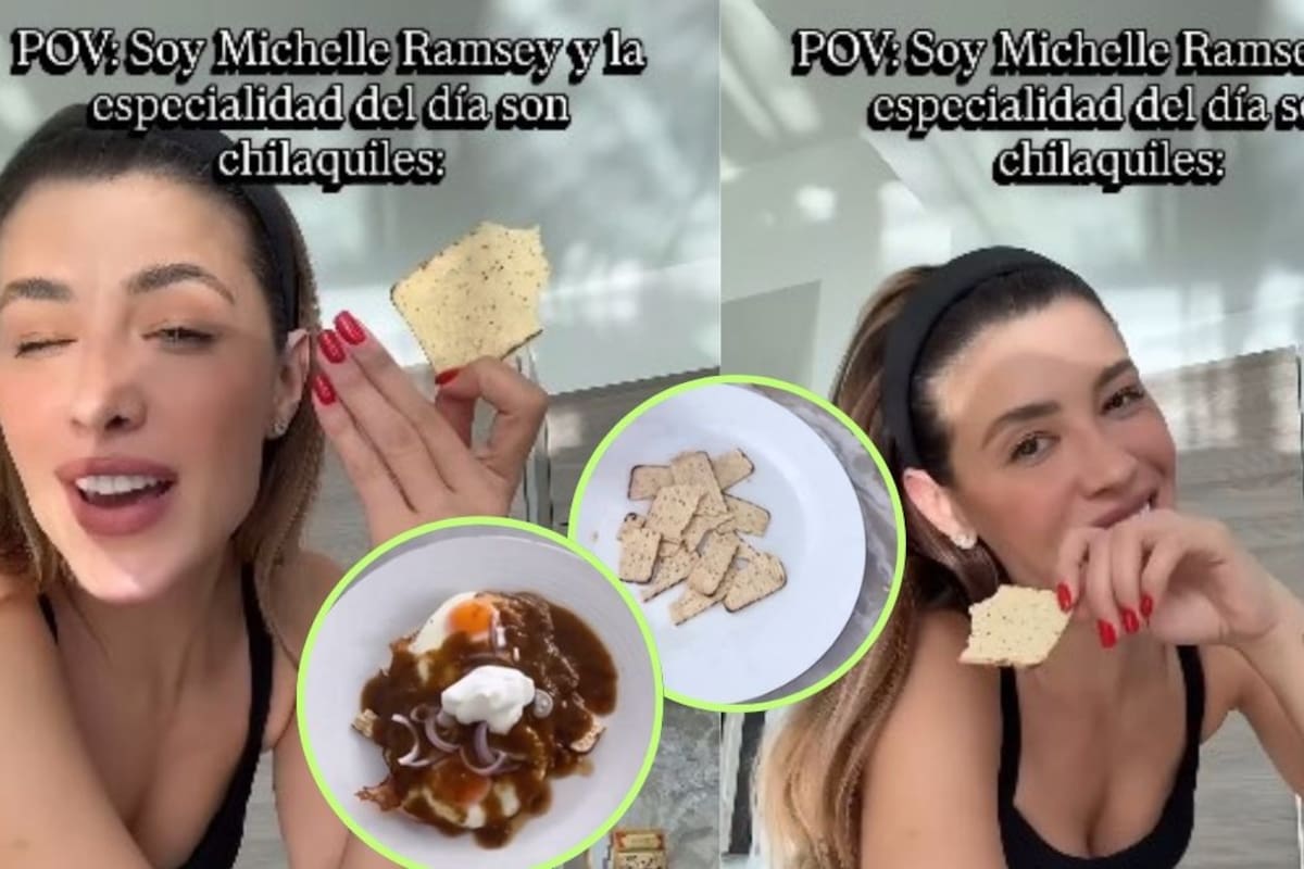 Michelle Salas reacciona a las burlas por su receta de chilaquiles “fit”