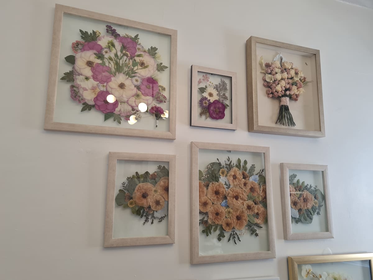 Las piezas no sólo forman parte de un recuerdo, sino que también son decorativas.