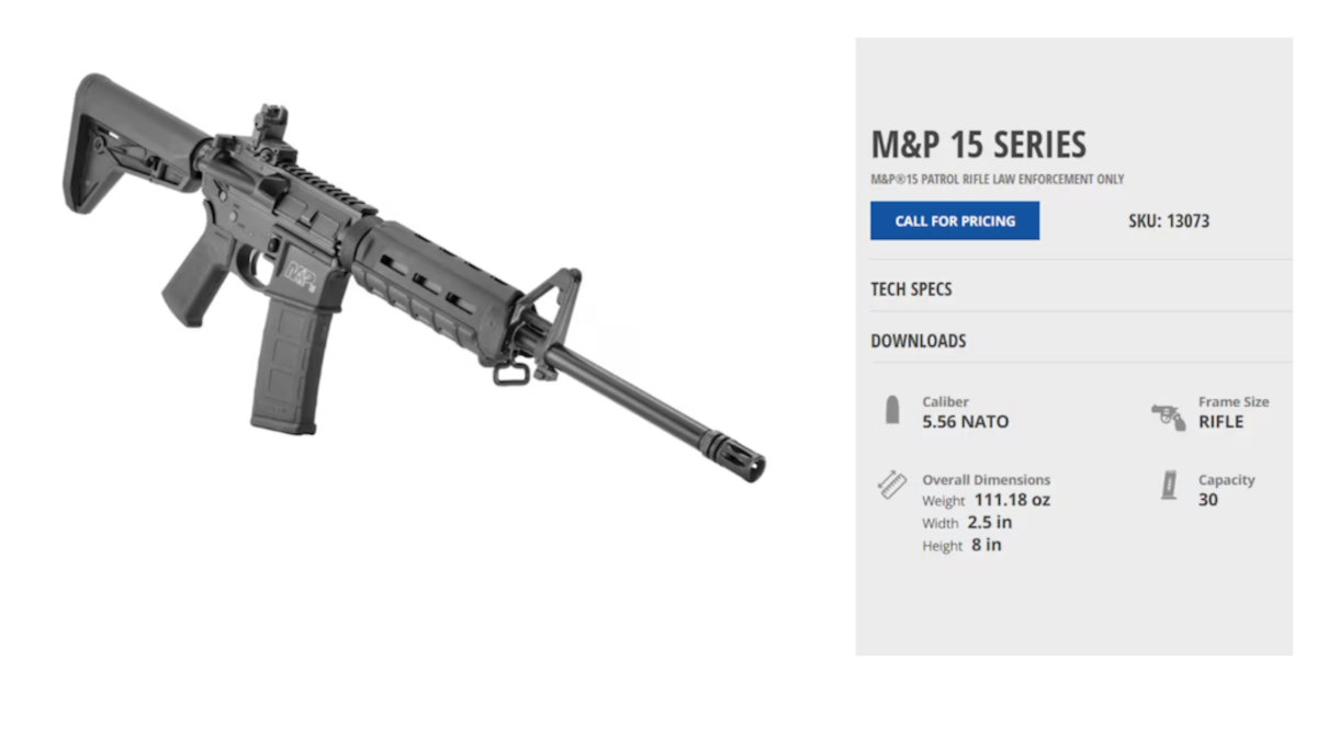 Rifle AR-15, arma restringida para uso del ejército que utilizó el adolescente de 15 años que mató a dos maestras en Michoacán.