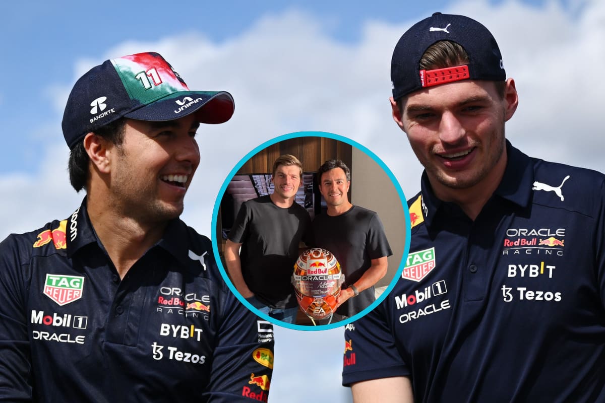 Checo Pérez revela el especial mensaje que le dedicó Max Verstappen al irse de Red Bull