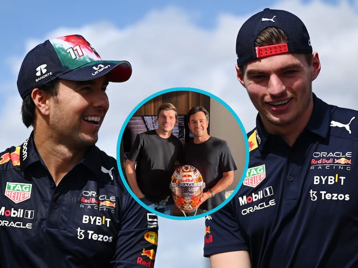 Checo Pérez revela el especial mensaje que le dedicó Max Verstappen al irse de Red Bull