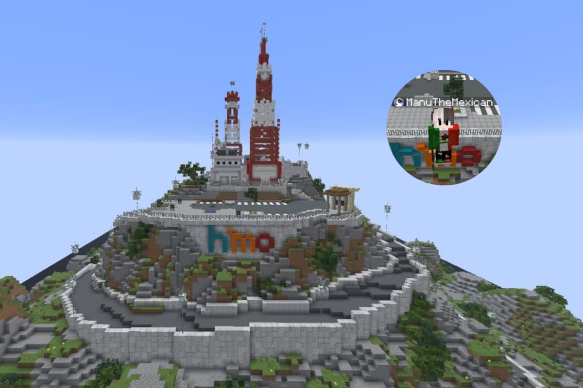 Recrean el Cerro de la Campana en Minecraft; joven sonorense sorprende con réplica idéntica