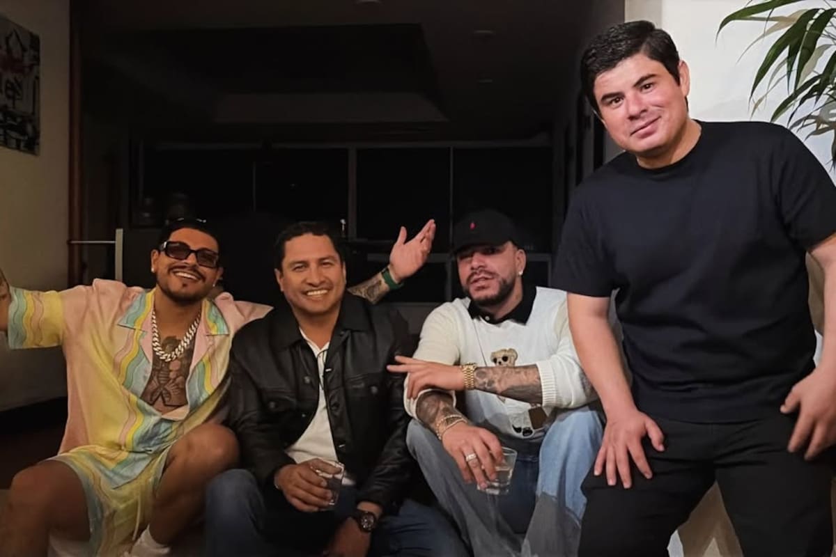 Celebra Eduin Caz junto a Julión Álvarez en Colombia