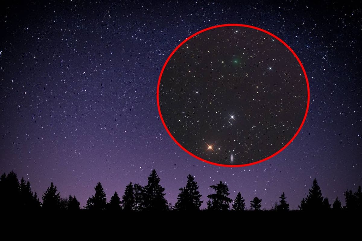 Astronomos se soprenden por el cambio de color del cometa 3l/ATLAS de rojo a verde