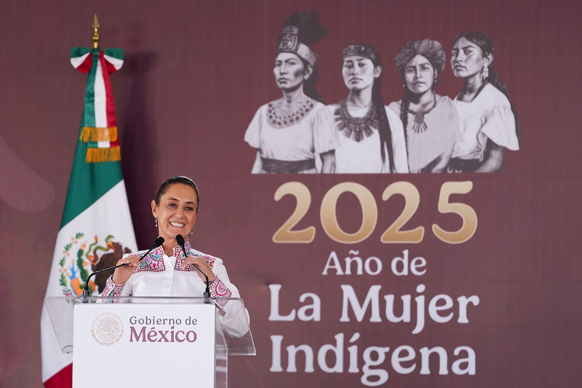 Mapimí, Durango, Durango. 23 de febrero 2025. La presidenta constitucional de los Estados Unidos Mexicanos, la Doctora Claudia Sheinbaum Pardo en Programas para el Bienestar. / Foto: Hazel Cárdenas - Presidencia