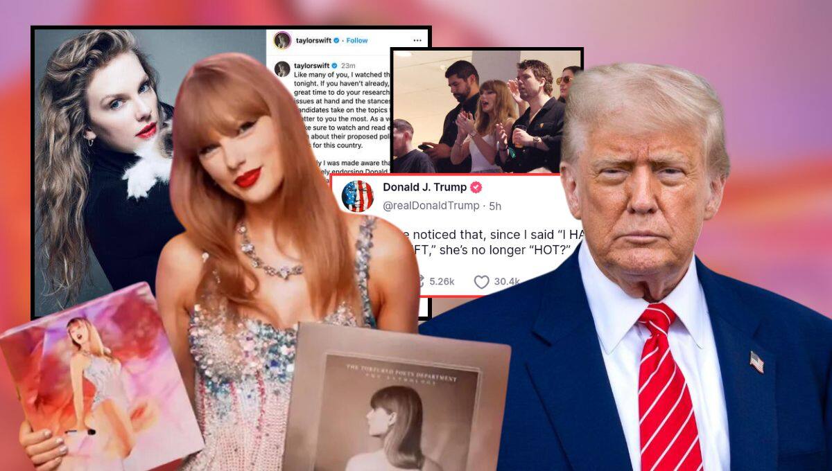 Donald Trump volvió a atacar públicamente a Taylor Swift, asegurando que perdió popularidad desde que él expresó su odio hacia ella.