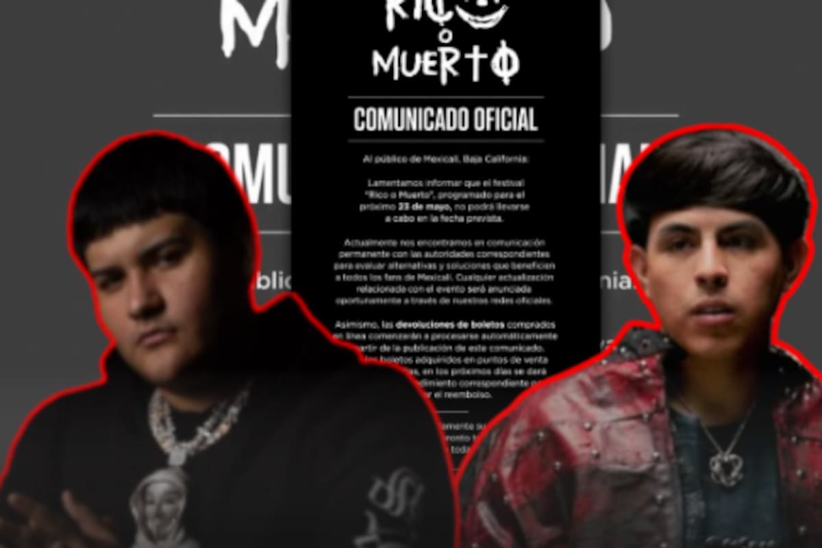 ¡Otro concierto cancelado en Mexicali! Suspenden festival de Víctor Mendívil y Oscar Maydon