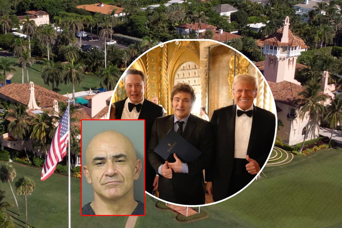 Roba auto y maneja hasta la residencia de Trump mientras se reunía con Musk y Milei
