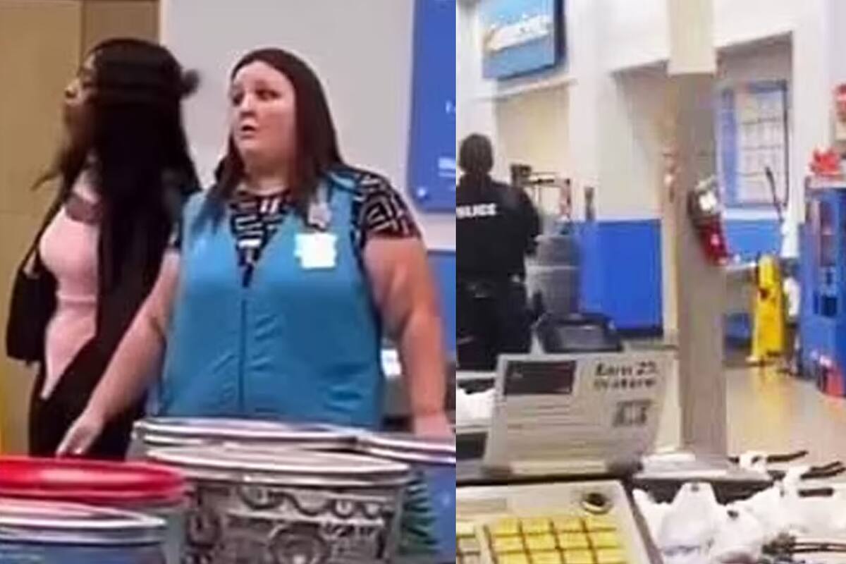 Clienta secuestra en Walmart a empleada y policía de EU la mata