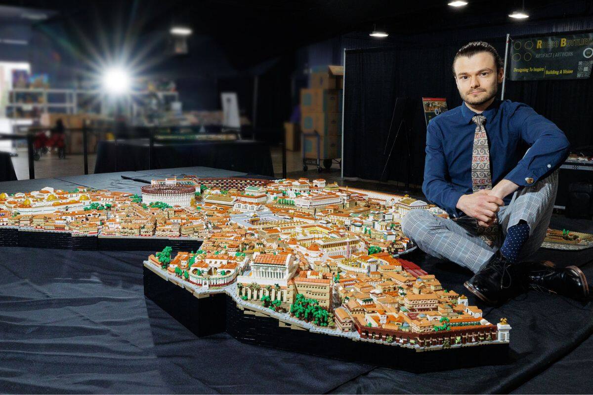 Hombre recrea la Antigua Roma con miles de piezas LEGO: ¡el resultado te dejará boquiabierto!