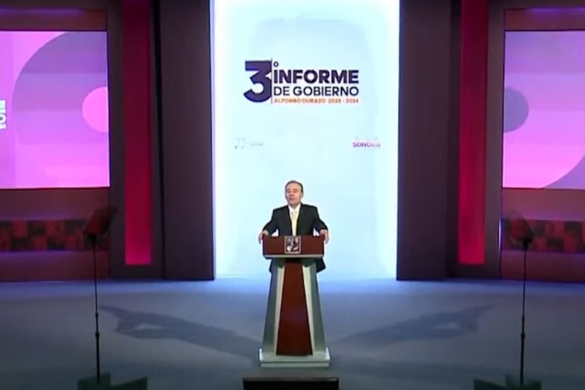 Alfonso Durazo presenta su Tercer Informe de Gobierno ante los sonorenses