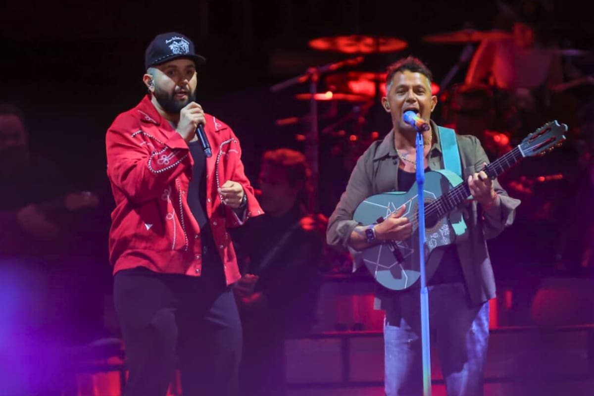 Alejandro Sanz y Carín León cantan juntos en La Cura Fest y emocionan al público con “El vino de tu boca”