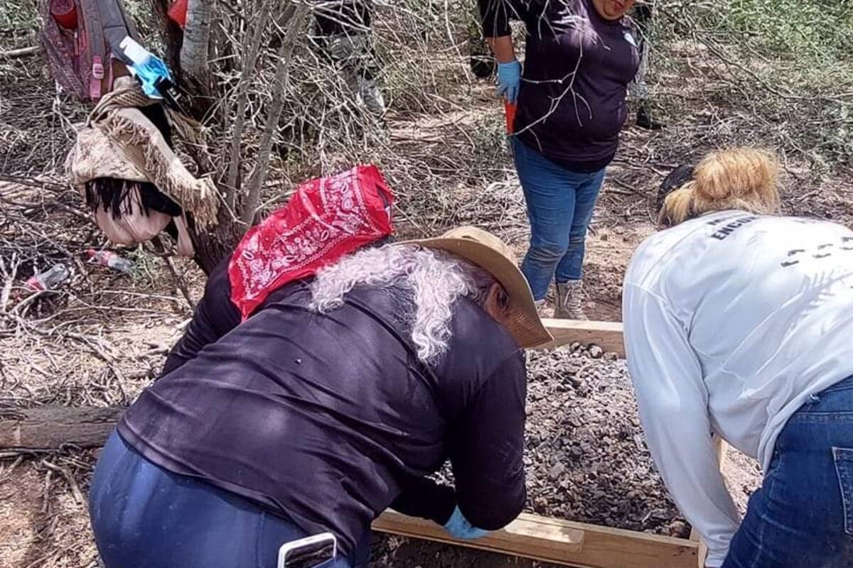 Hallan Buscadoras de Huatabampo 8 fosas en Etchojoa