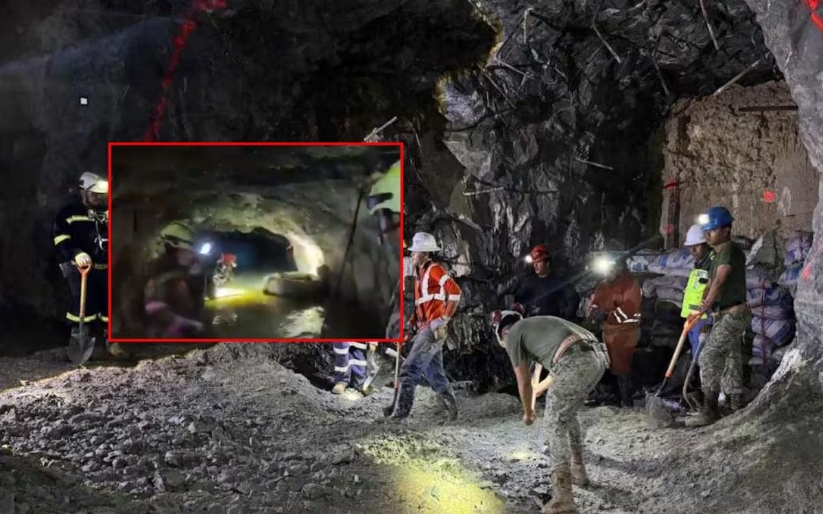 Tras más de 300 horas de rescate en mina Santa Fe, encuentran al tercer minero aunque sin signos vitales y continúan búsqueda del último minero atrapado en El Rosario, Sinaloa. | Crédito: Especial/El Universal