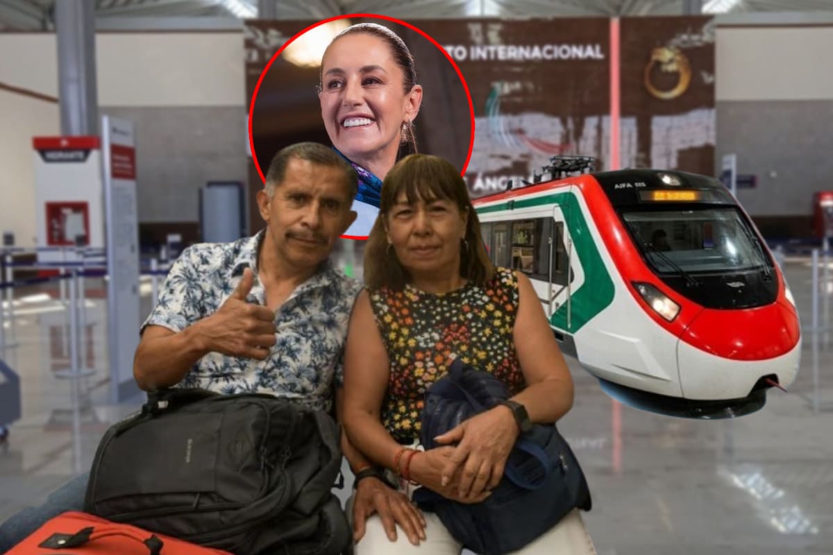 Adultos mayores están viajando gratis en Tren del AIFA hasta CDMX y varios resaltan el tiempo de traslado