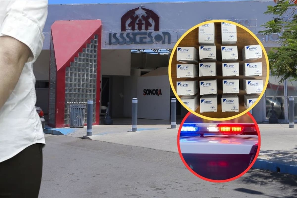 Detienen a empleada del Hospital Chávez del Isssteson en Hermosillo por presuntamente sustraer de la farmacia 18 frascos de antibiótico para tratar infecciones graves