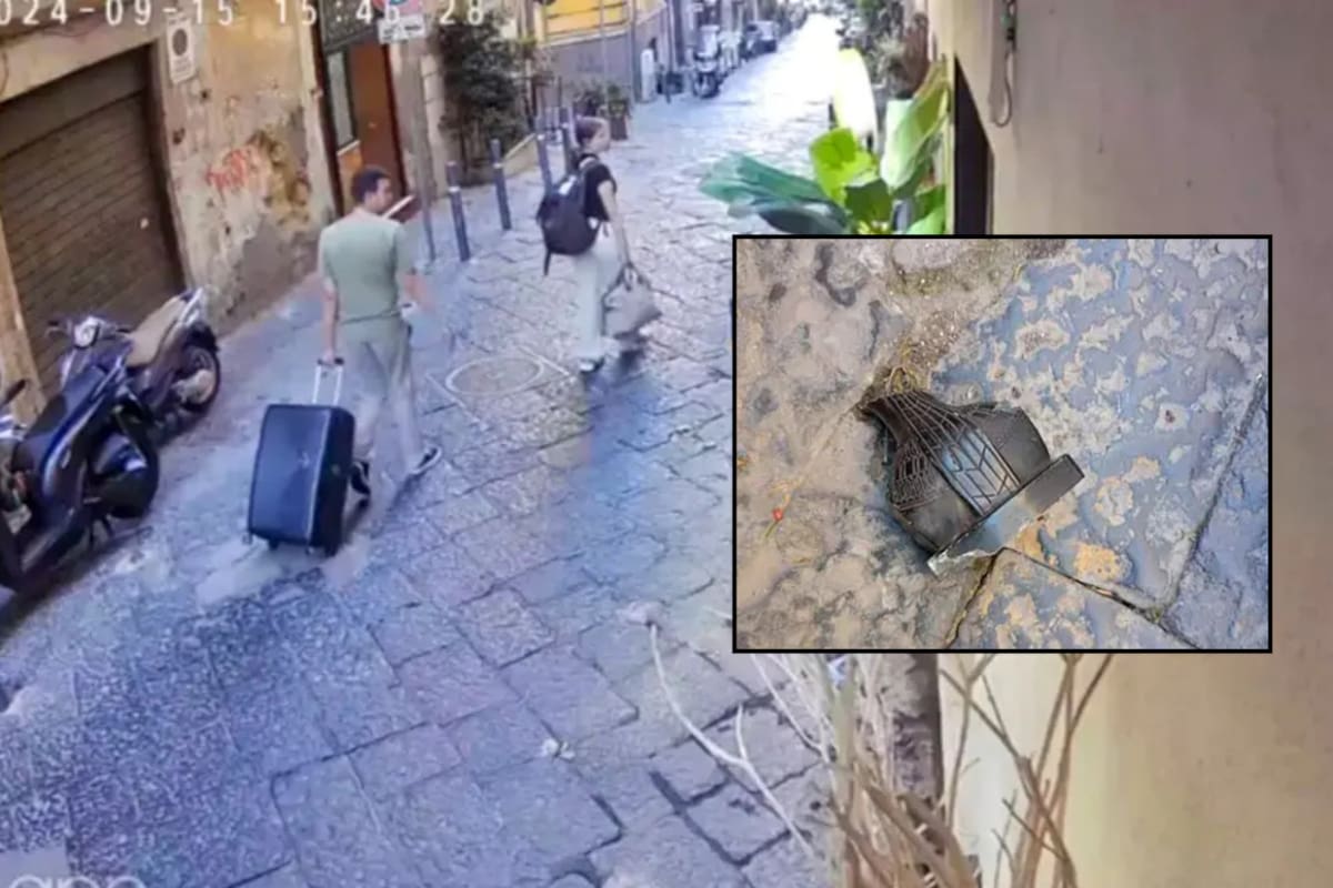 Niño de 13 años, que arrojó una estatua desde un balcón y mató a una turista en Nápoles,tenía antecedentes de lanzar objetos; ahora investigan a sus padres por posible negligencia