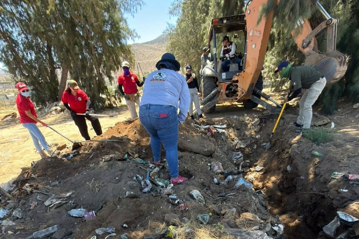 Hallan restos óseos durante búsqueda en arroyo del Valle de Guadalupe