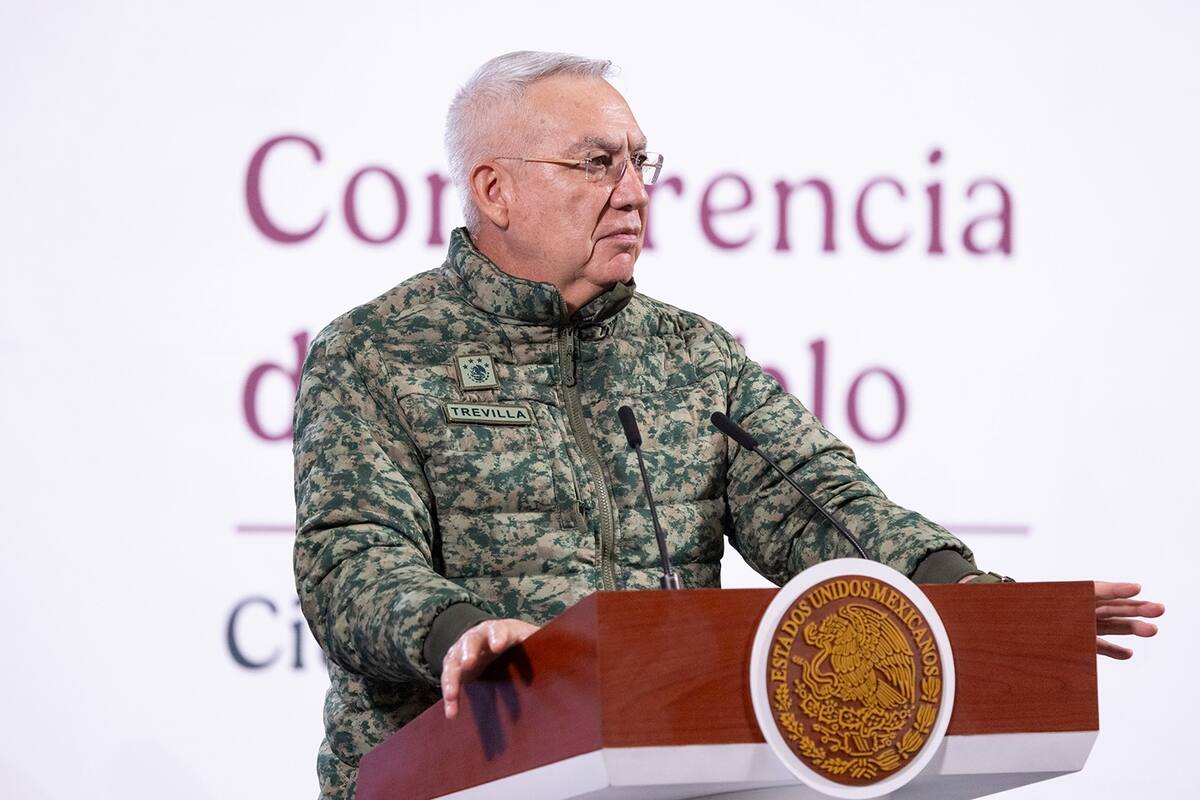 Ricardo Trevilla Trejo en la "Mañanera del Pueblo" el 25 de febrero del 2025. | Crédito: Presidencia
