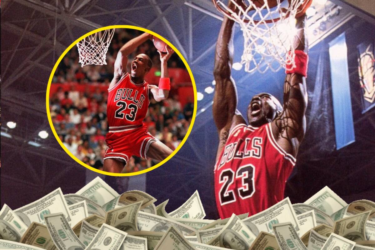 ¿Cuánto cuesta una camiseta usada por el mismo Michael Jordan con Chihago Bulls?