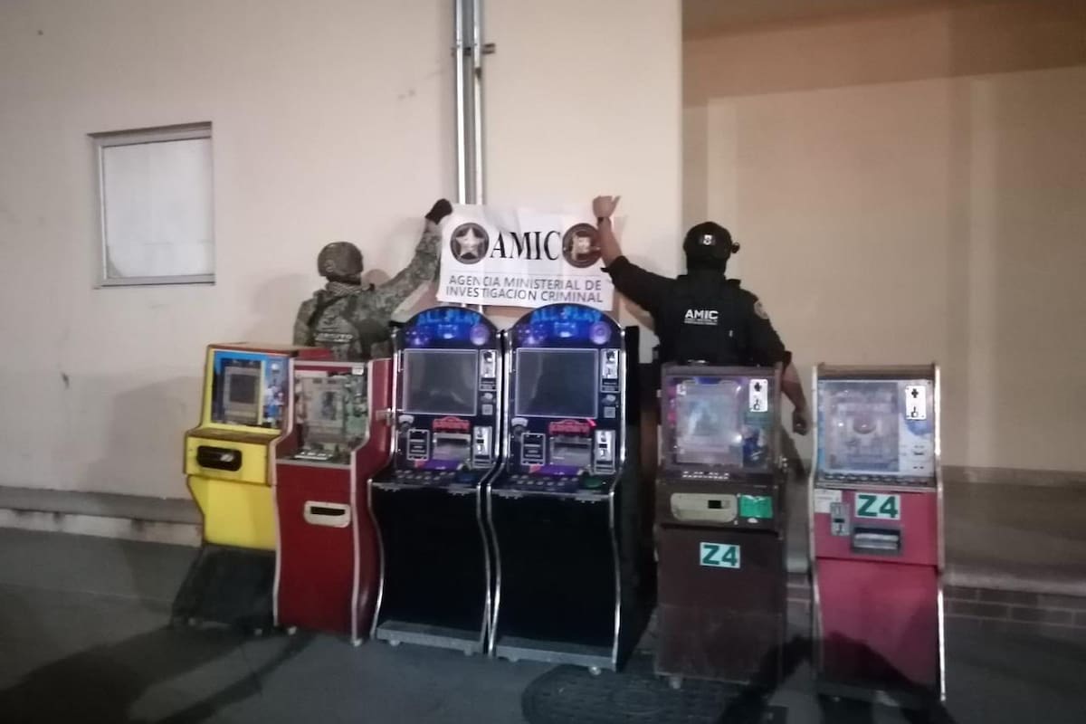 Decomisan 20 maquinas tragamonedas en CO