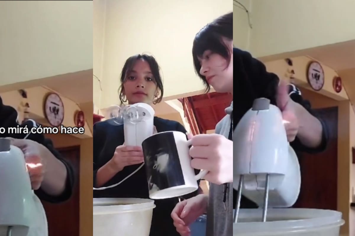 TikTok | Jóvenes tienen peligroso encuentro con batidora en la cocina: casi termina en explosión