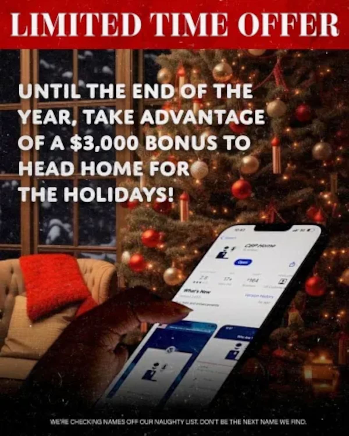 Incentivo navideño del gobierno de Trump.