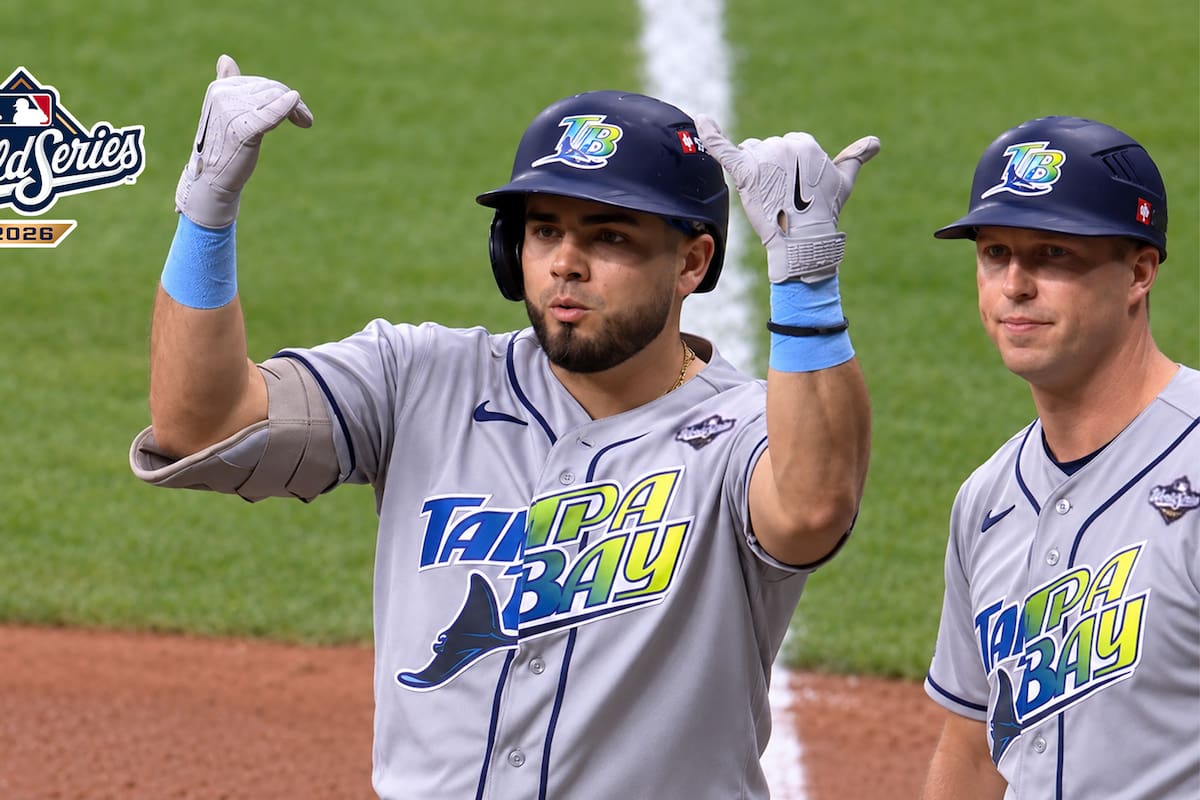 Serie Mundial: Jonathan Aranda tiene noche perfecta en el Juego 1, pero los Rays caen ante los Brewers