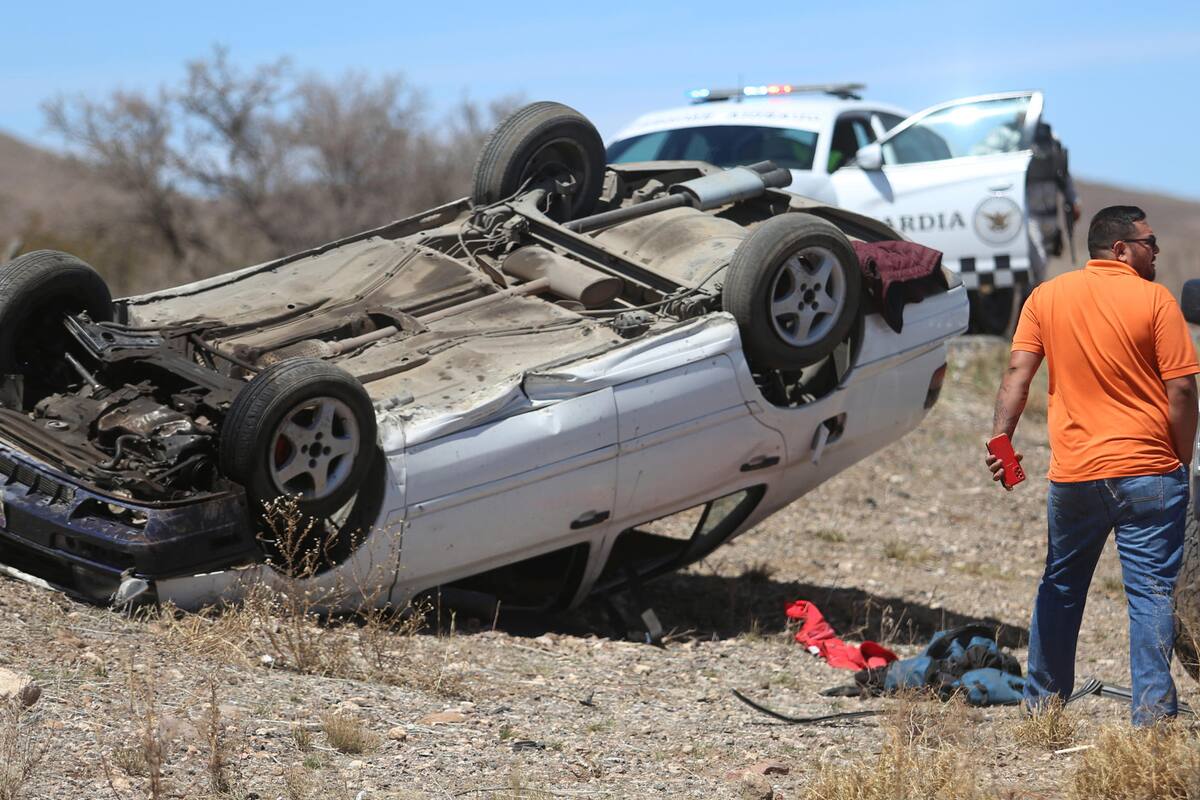 Un migrante muerto y varios heridos deja accidente de auto en frontera norte de México