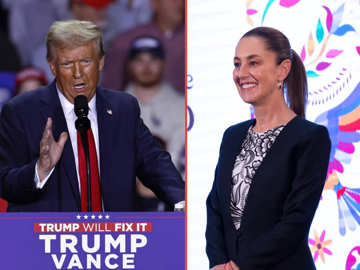 Claudia Sheinbaum fue cuestionada ante las amenazas de Trump a México. | Crédito: EFE/Presidencia