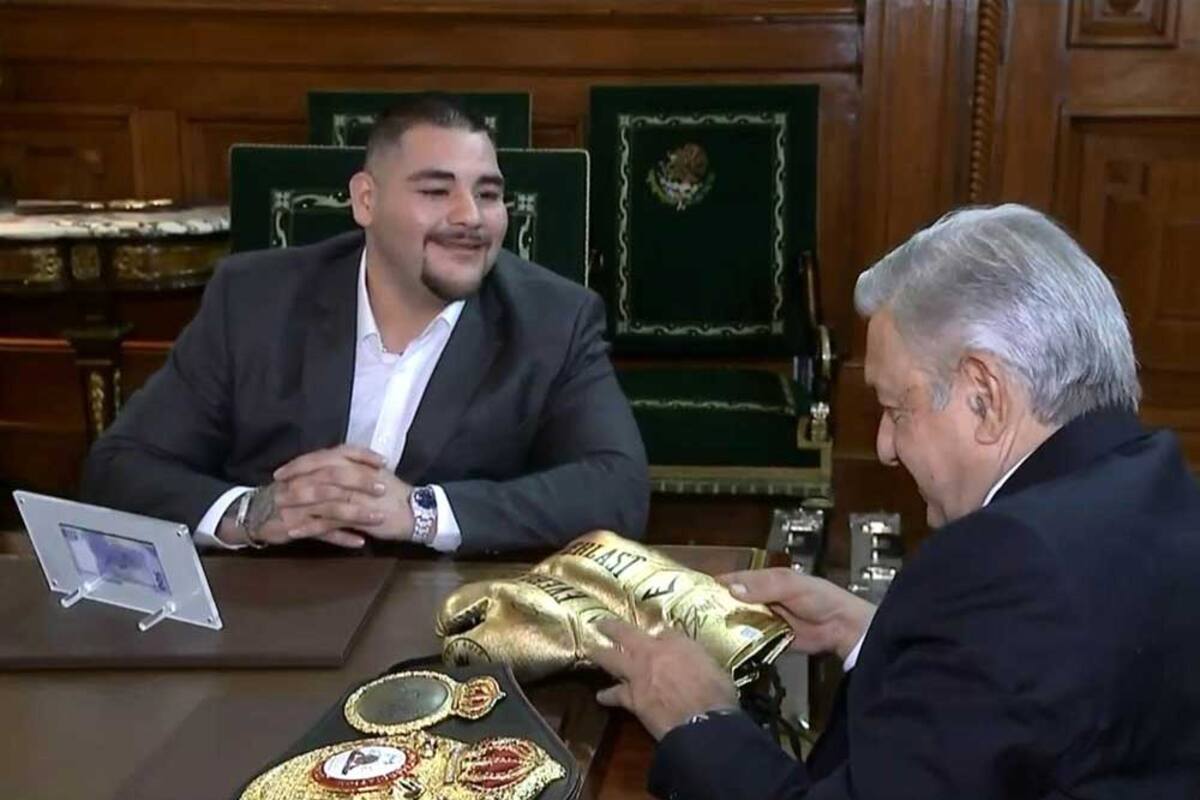 Recibe Presidente a campeón Andy Ruiz
