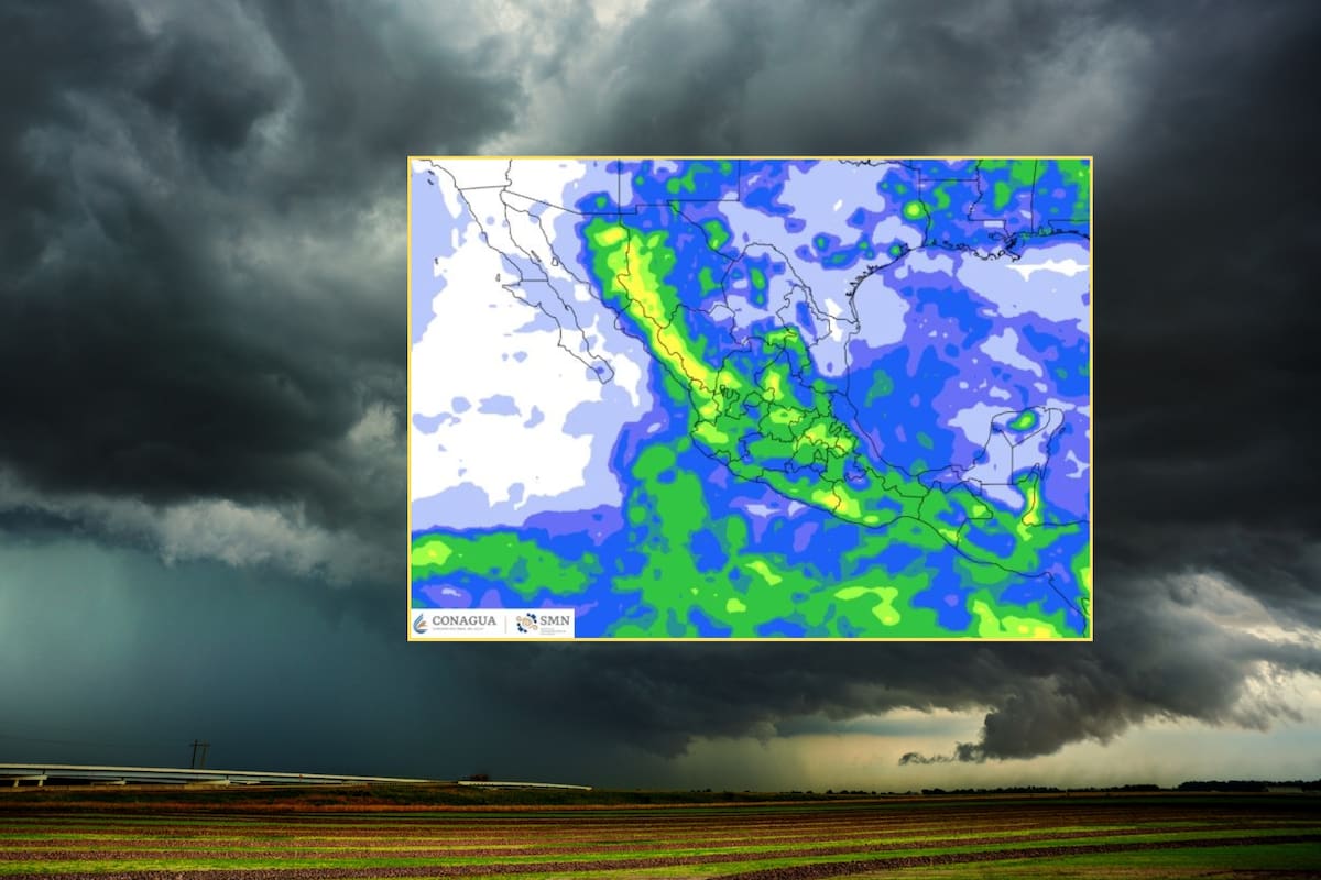 Este jueves se esperan fuertes lluvias en algunos estados