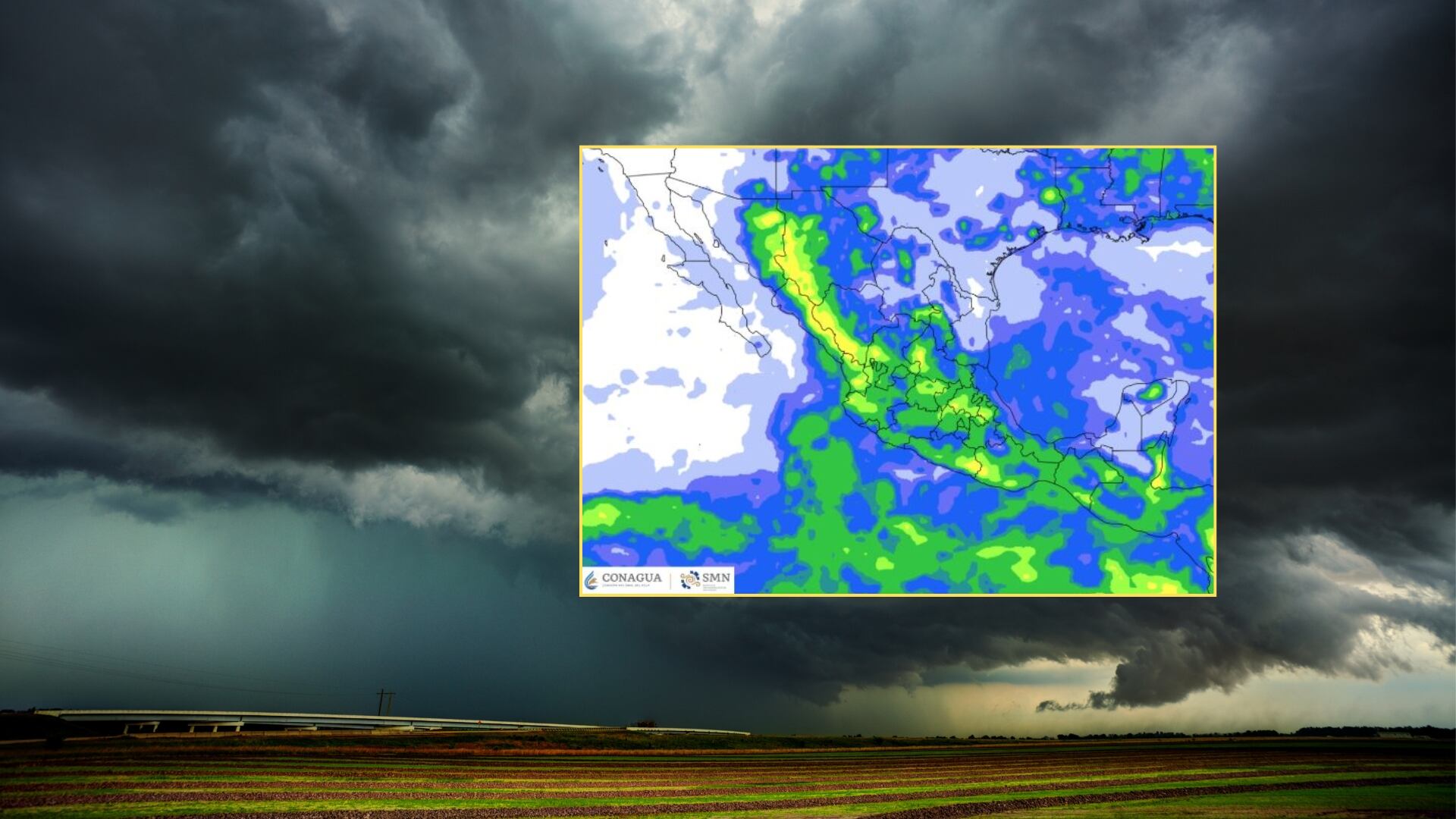 Se esperan lluvias fuertes en algunos estados de México. Foto: Especial
