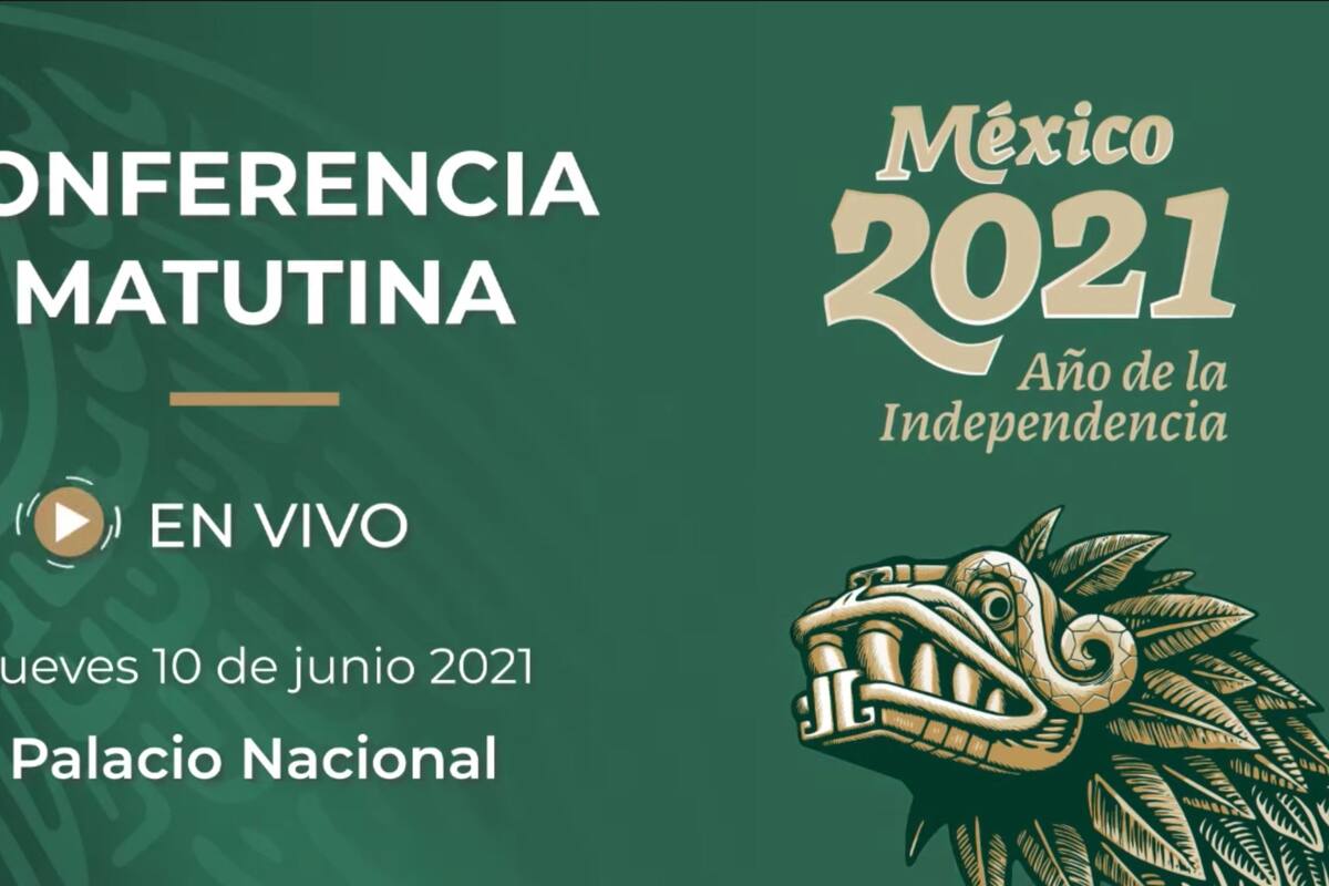 Sigue la conferencia matutina de AMLO