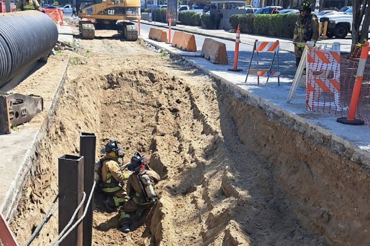 Atienden reporte de fuga de gas en Zona Río