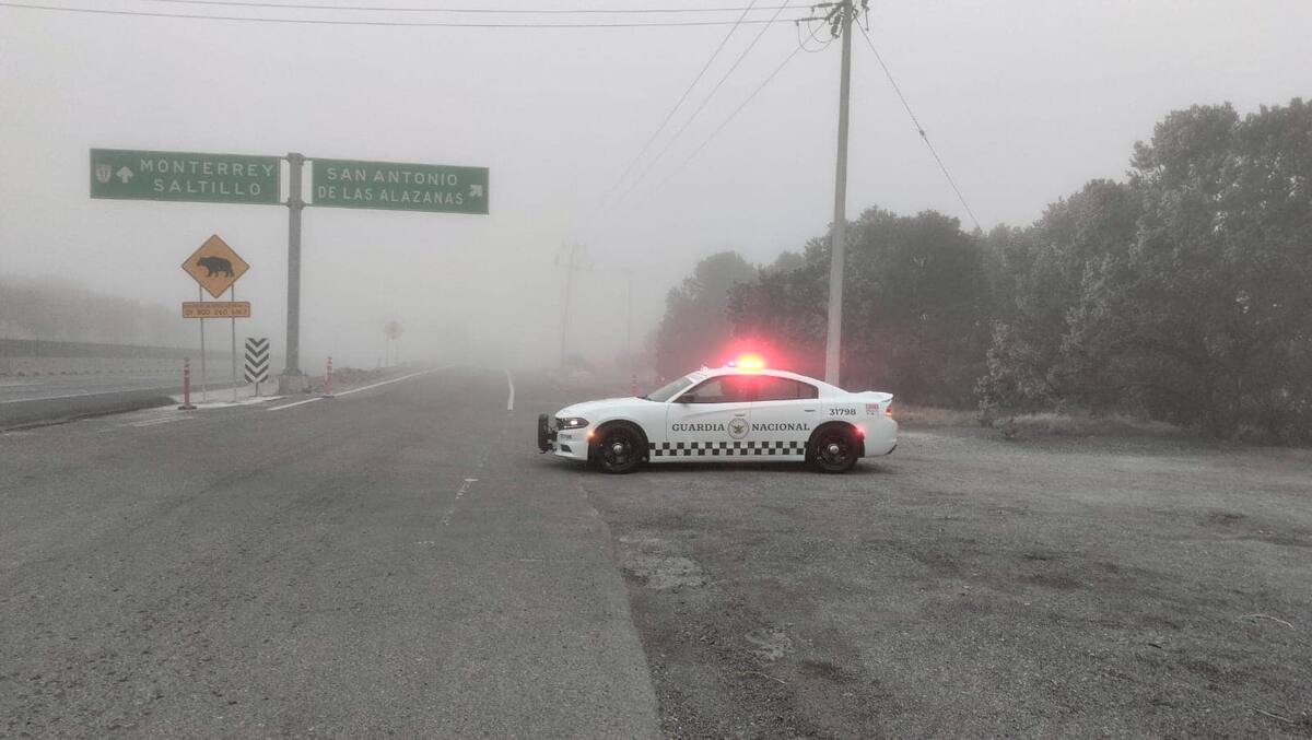 Patrulla de la Guardia Nacional vigilando carreteras. / Guardia Nacional.