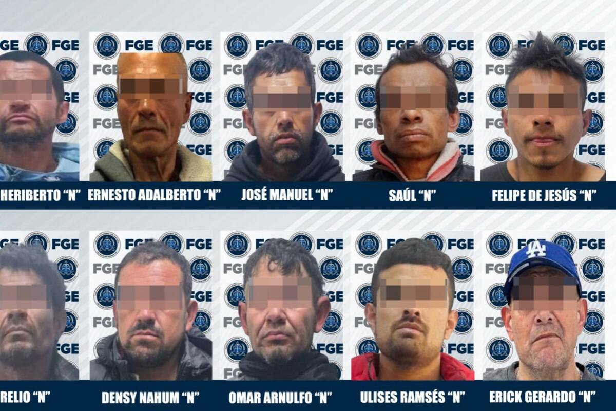 Diez imputados por narcomenudeo son vinculados a proceso