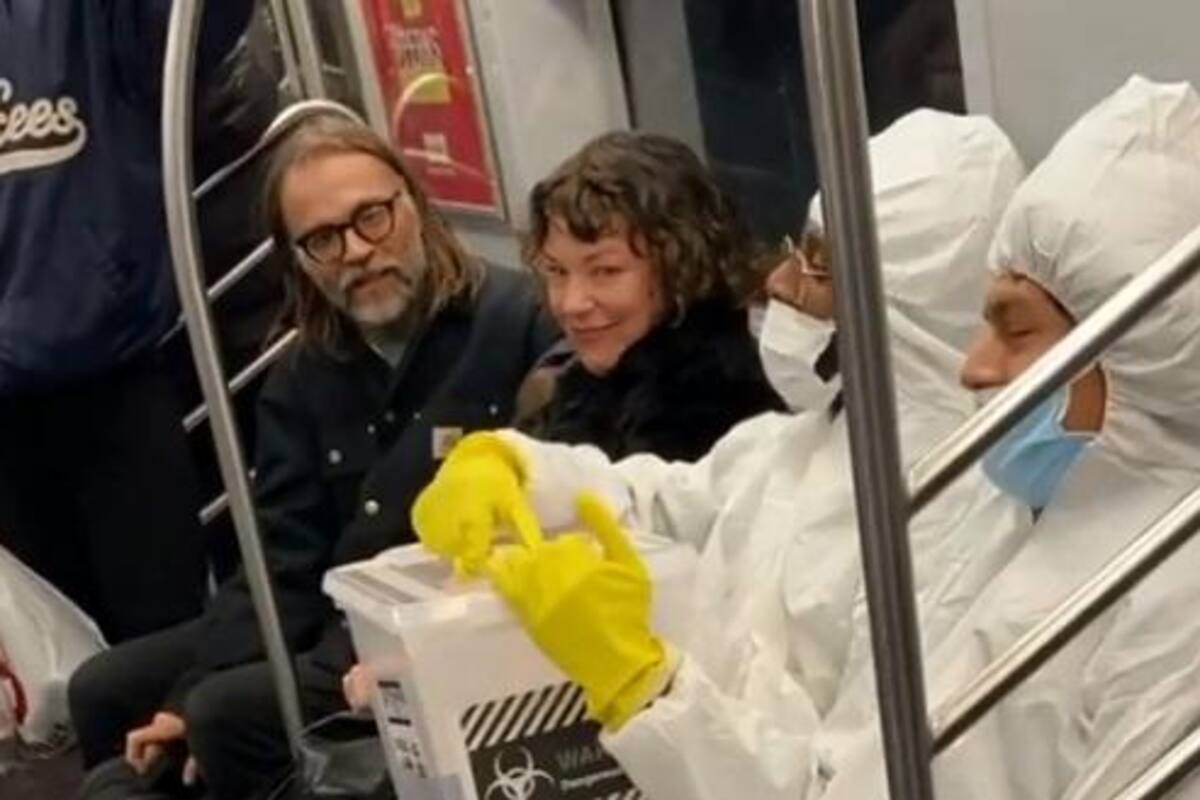 Pésima broma: Fingen liberar mortal coronavirus en el metro
