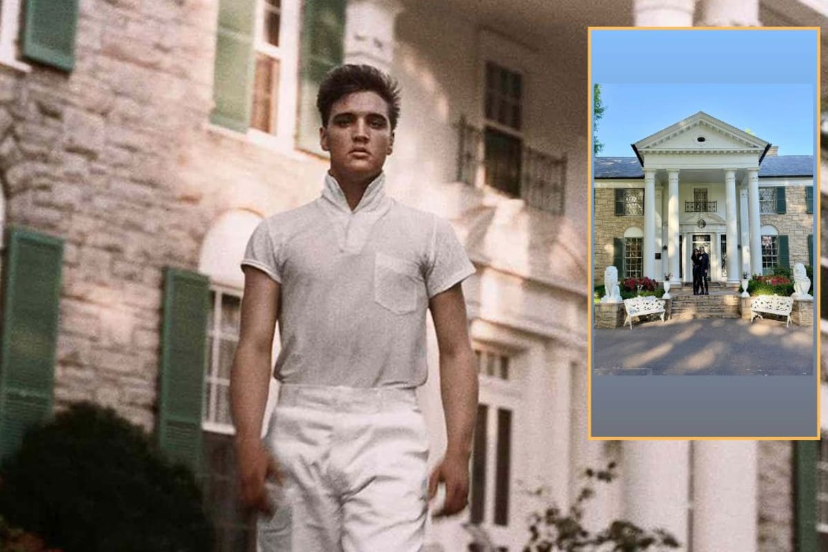 “La casa del Rey del Rock” Marilyn Manson visita Graceland y las fotografías causan curiosidad en redes sociales