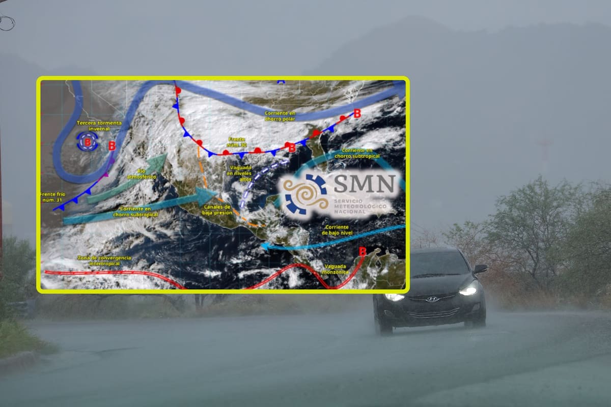 Tormenta invernal y frente frío 30 “azotarán” estas ciudades mañana sábado y domingo con lluvias intensas, evento de “Norte”, posibles nevadas y heladas de hasta -15°C en estas zonas