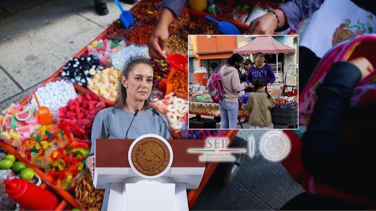 Mientras SEP y Sheinbaum prohibieron la comida chatarra en escuelas de todo México, vendedores se las ingenian para seguir ofreciendo golosinas, galletas y bebidas azucaradas fuera y alrededor de los planteles